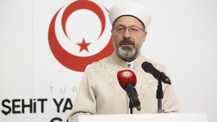 Diyanet İşleri Lideri Erbaş, İstanbul’da şehit yakınları ve gazilerle iftarda buluştu