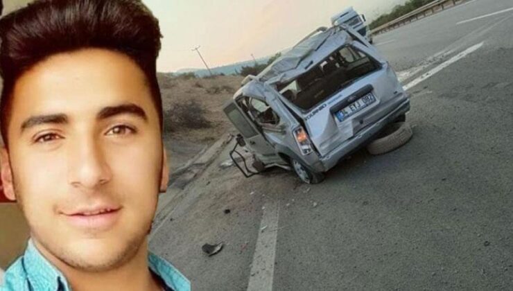Bariyere çarpan genç şoförün feci vefatı
