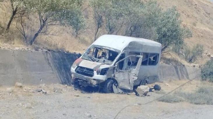 Silopi’de servis aracına saldırı! Meyyit ve yaralılar var