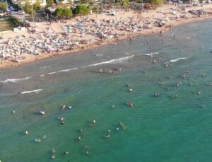 Burası ne Ege ne de Akdeniz! Plajlar doldu taştı