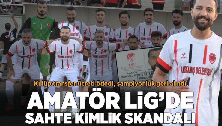 Geçersiz kimlikle futbolcu lisansı aldı! Amatör Lig’de büyük skandal