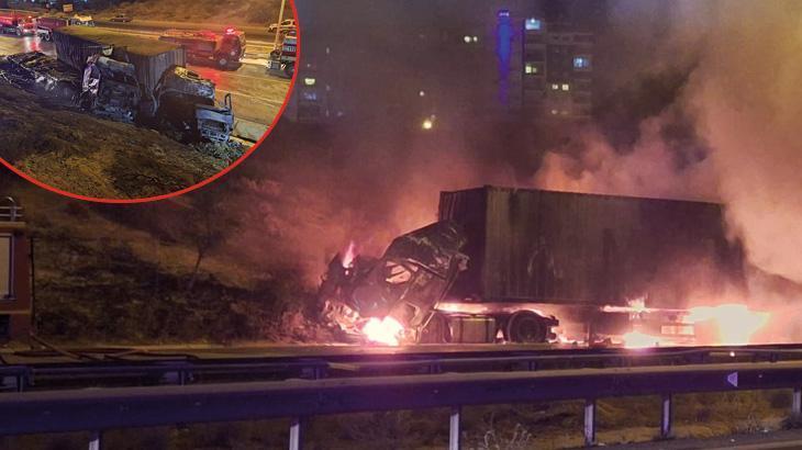 Tarsus’ta feci kaza! 2 TIR çarpıştı: 1 meyyit, 1 yaralı