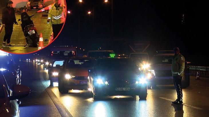 Kağıthane’de denetimden çıkan motosiklet kaza yaptı: 2 meyyit