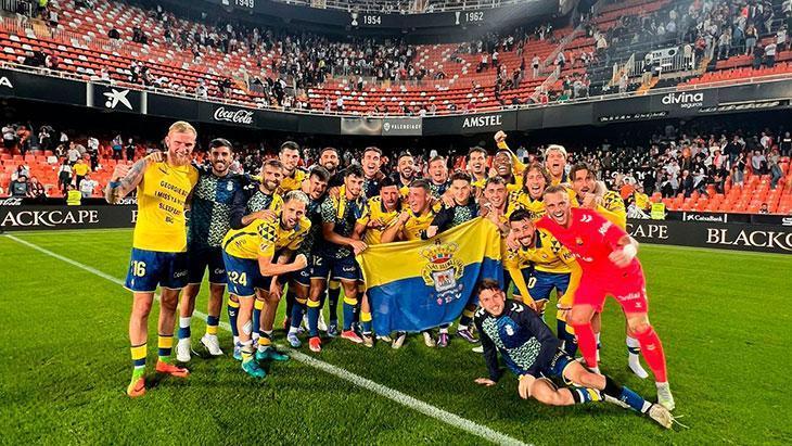 Las Palmas, Valencia deplasmanında galip!