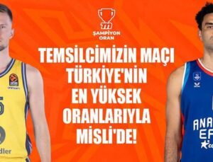 Anadolu Efes, Berlin deplasmanında çıkış peşinde! En yüksek iddaa oranları Misli’de