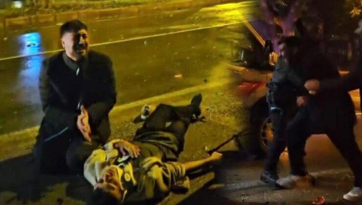 Kaza sonrası hüngür hüngür ağladı! ‘Onlara bir şey olmasın ben öleyim’