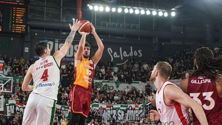 Basketbol Muhteşem Ligi’nde Galatasaray deplasmanda kusur yapmadı