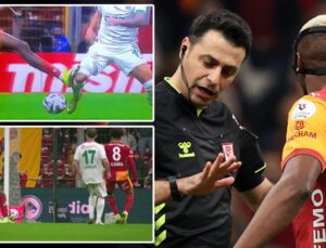 Galatasaray – Alanyaspor maçının tartışmalı konumları eski hakemleri ikiye böldü! ‘Ciddi bir hata’