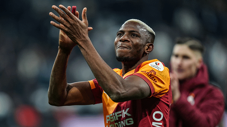 Galatasaray taraftarından Osimhen için özel koreografi!