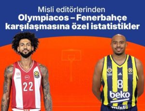 Misli editörlerinden Olympiacos – Fenerbahçe müsabakasına özel istatistikler
