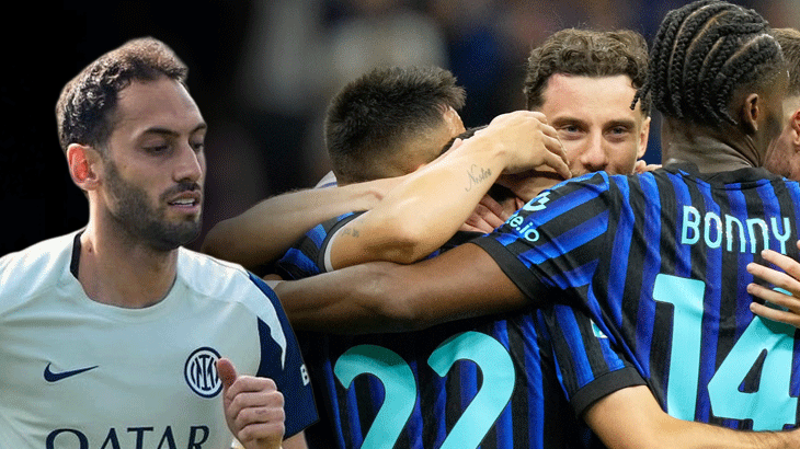 Hakan Çalhanoğlu’nun kadrosu Inter Seri A’da şampiyonluğunu ilan etti