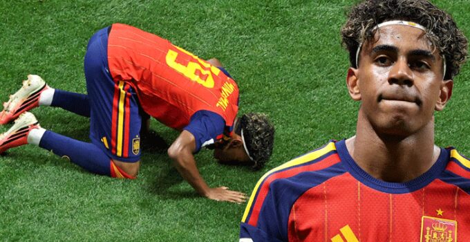 İspanya’da Lamine Yamal’ın ‘secdeli’ gol sevincine ırkçı yorumlar!