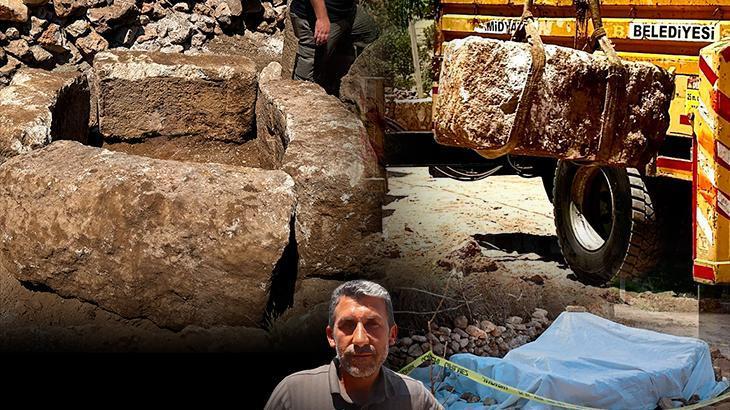 Midyat’ta yol hafriyatında akılalmaz keşif! 722 yılınden gelen ileti, taşlarda dikkat çeken 4 isim: Dedelerimiz anlatıyordu daima