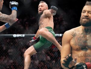 Conor McGregor’ın hayal kırıklığı! Uçan tekmeyle başlayan çaba 1 dakika sürdü