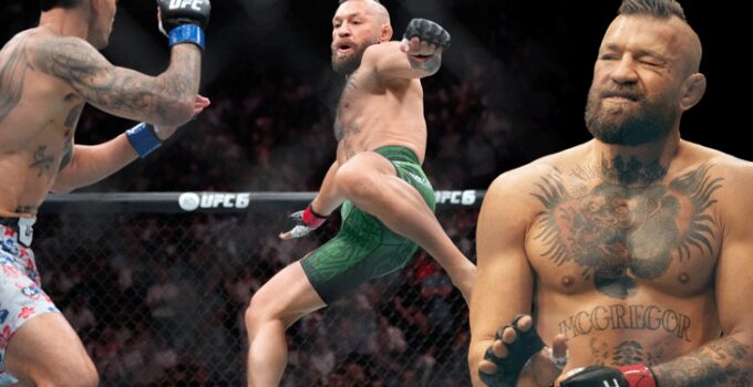 Conor McGregor’ın hayal kırıklığı! Uçan tekmeyle başlayan çaba 1 dakika sürdü