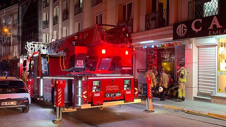 Esenyurt’ta otel yangını; mahsur kalanlar merdivenle tahliye edildi