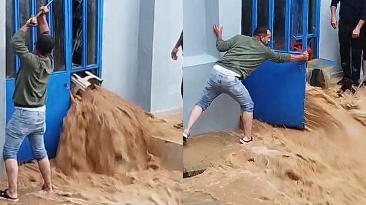 Kastamonu şiddetli sağanak hayatı felç etti! Cide’de sel suları 1 metreyi buldu, çok sayıda mesken ve iş yerini su bastı