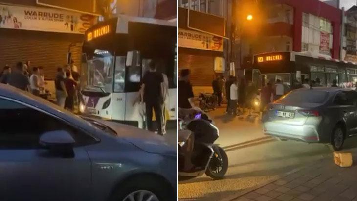 Yer: Adana! 10 kişilik küme yolcu otobüsü sürücüsüne saldırdı